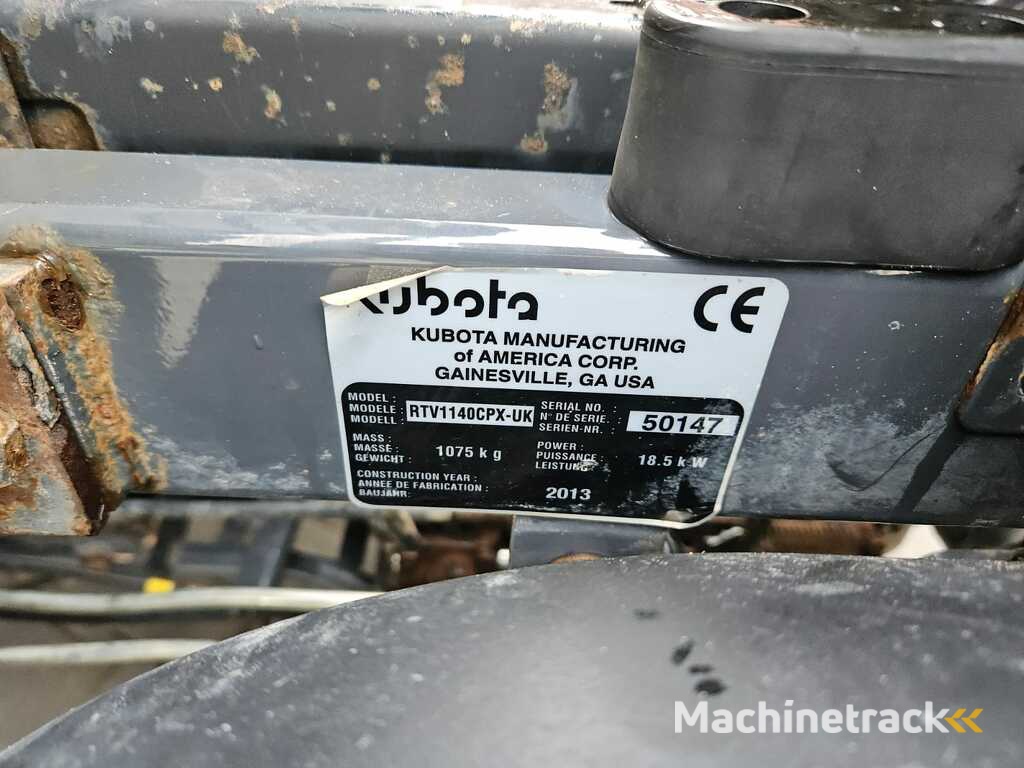 Kubota RTV1140 doka / Gator