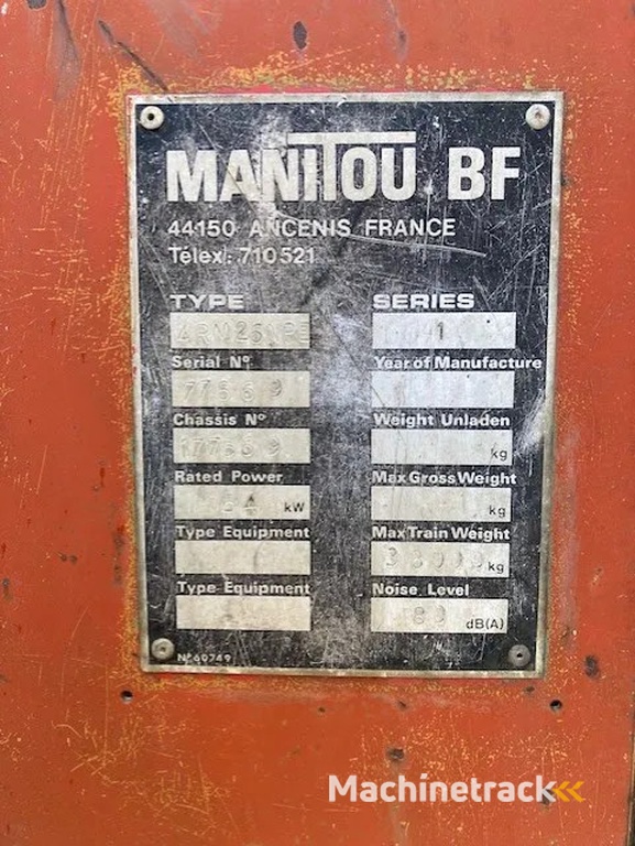 Manitou 4RM26 4x4 triplex