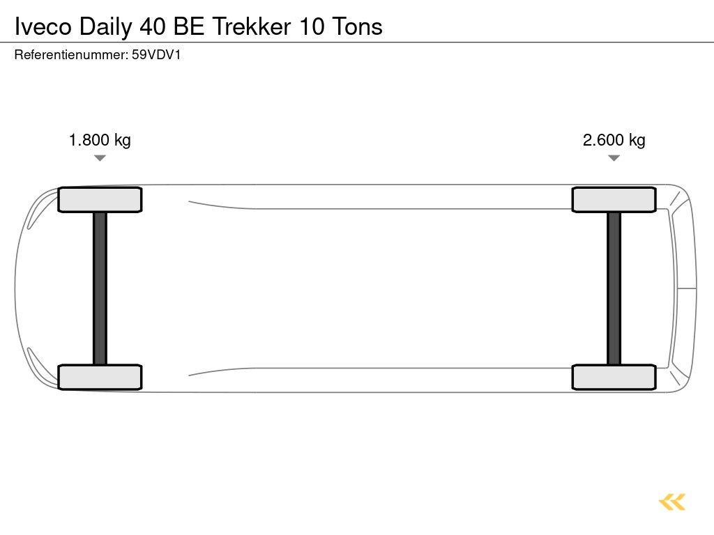 Iveco Daily 40 BE Trekker 10 Tons