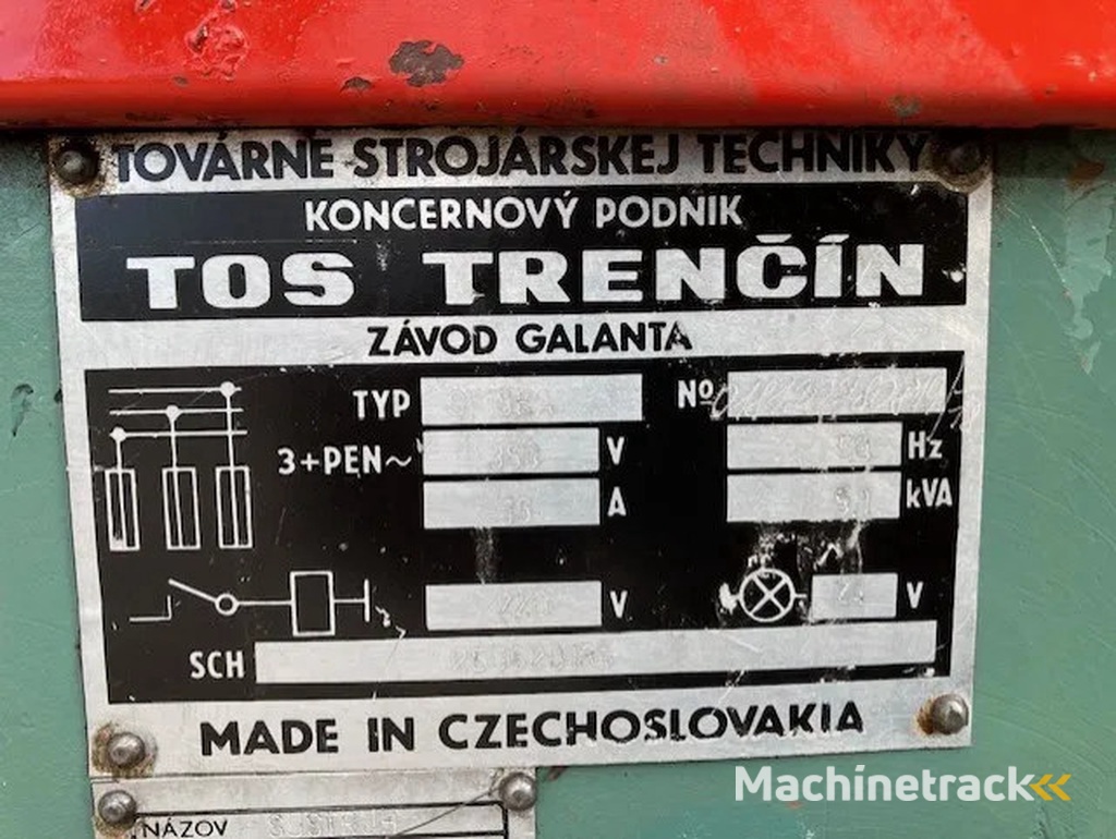 TOS SV18RA Draaibank Lathe Draaibank Lathe