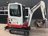 Minituur van Takeuchi TB216 met maar 150 uur