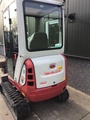 Minituur van Takeuchi TB216 met maar 150 uur