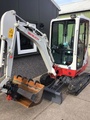 Minituur van Takeuchi TB216 met maar 150 uur