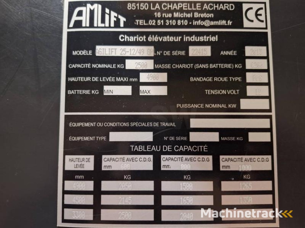Amlift AGILIFT 25-12-49