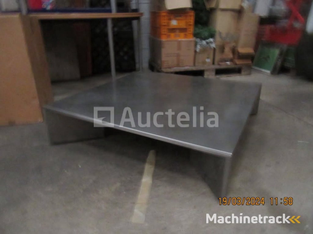 Stainless steel coffee table