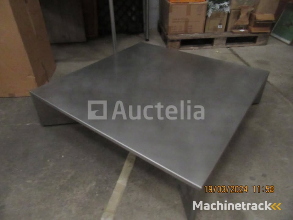 Stainless steel coffee table