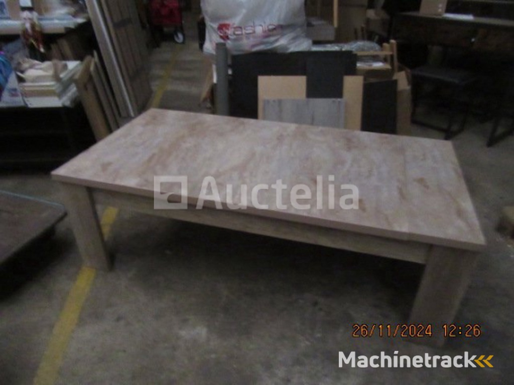 Beige marbled coffee table