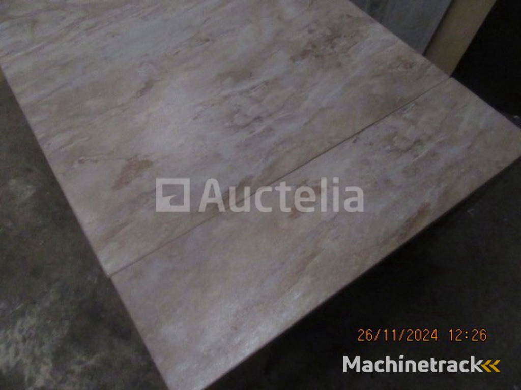 Beige marbled coffee table