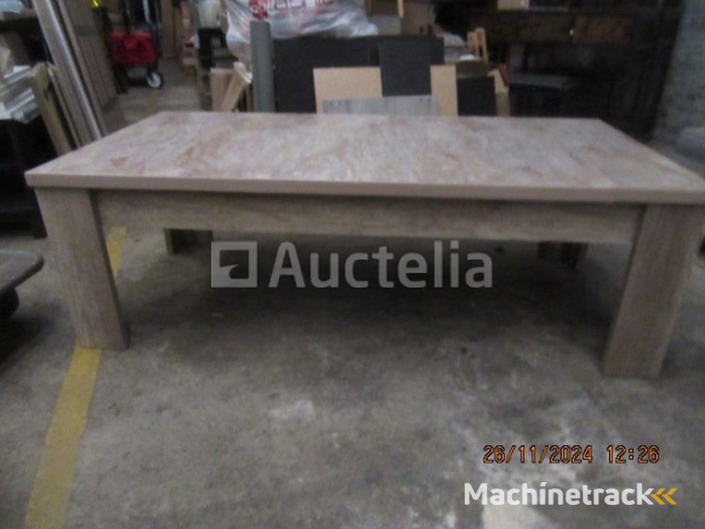 Beige marbled coffee table