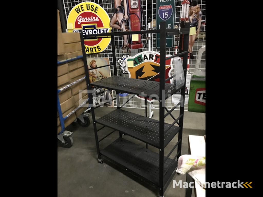 Set of 3 folding shelves