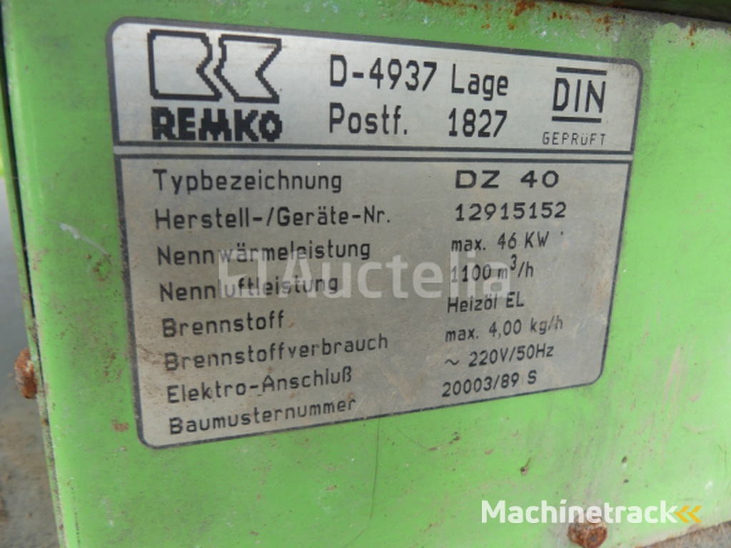 Remko DZ40 Warmtekanon