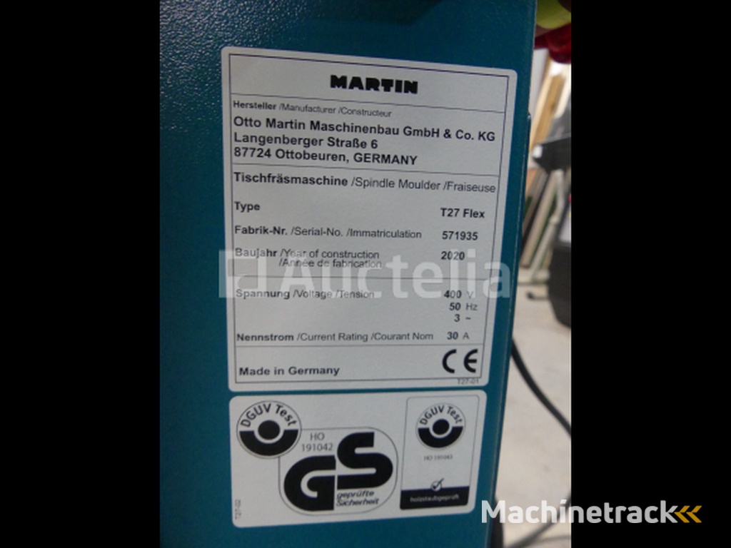 Martin T27 Flex kantelas freesmachine