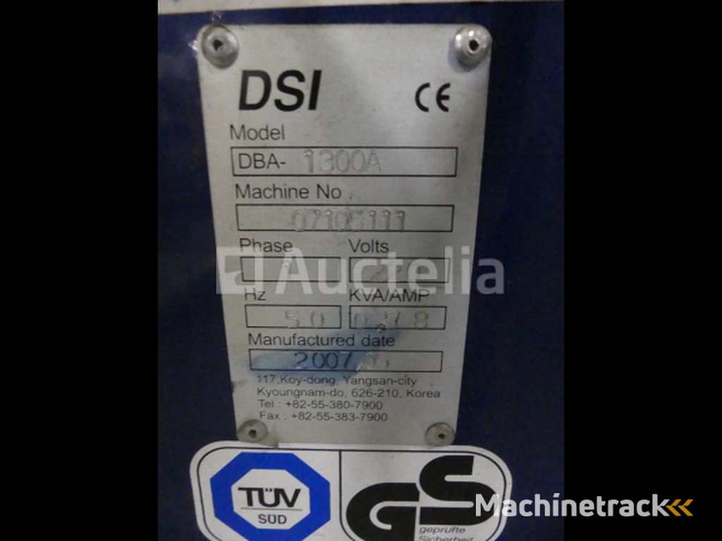 DSI 1300A strapping machine
