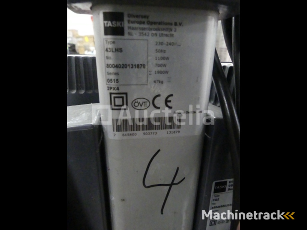 Taski Swingo 150 Stofzuiger, Taski 40LHS Vloerreiniger