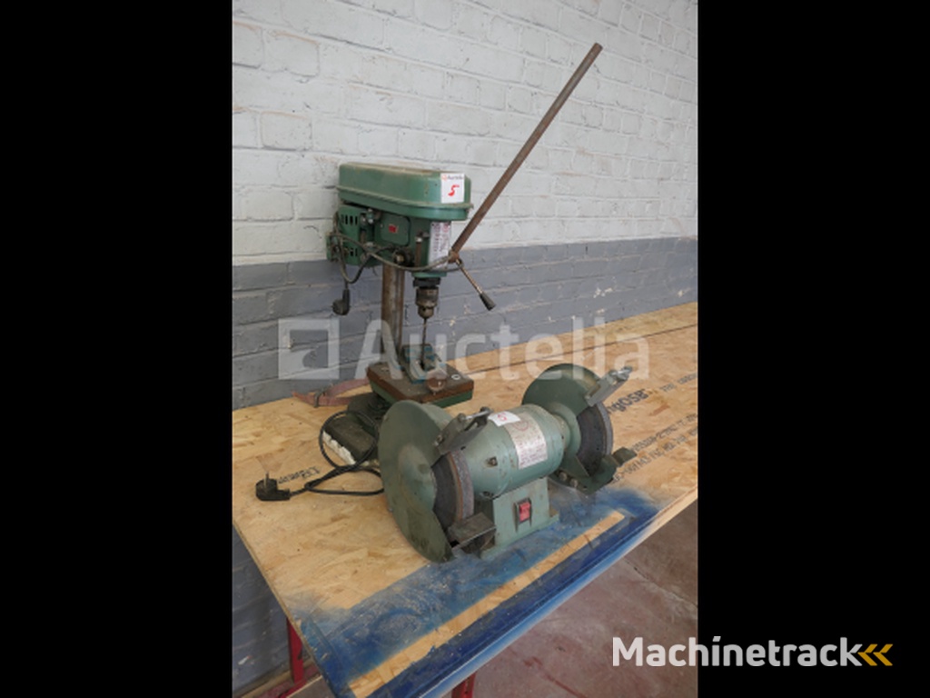 Kleine kolomboormachine, Perel slijpbank