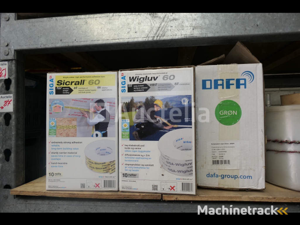 Diverse verbruiksartikelen en gereedschappen