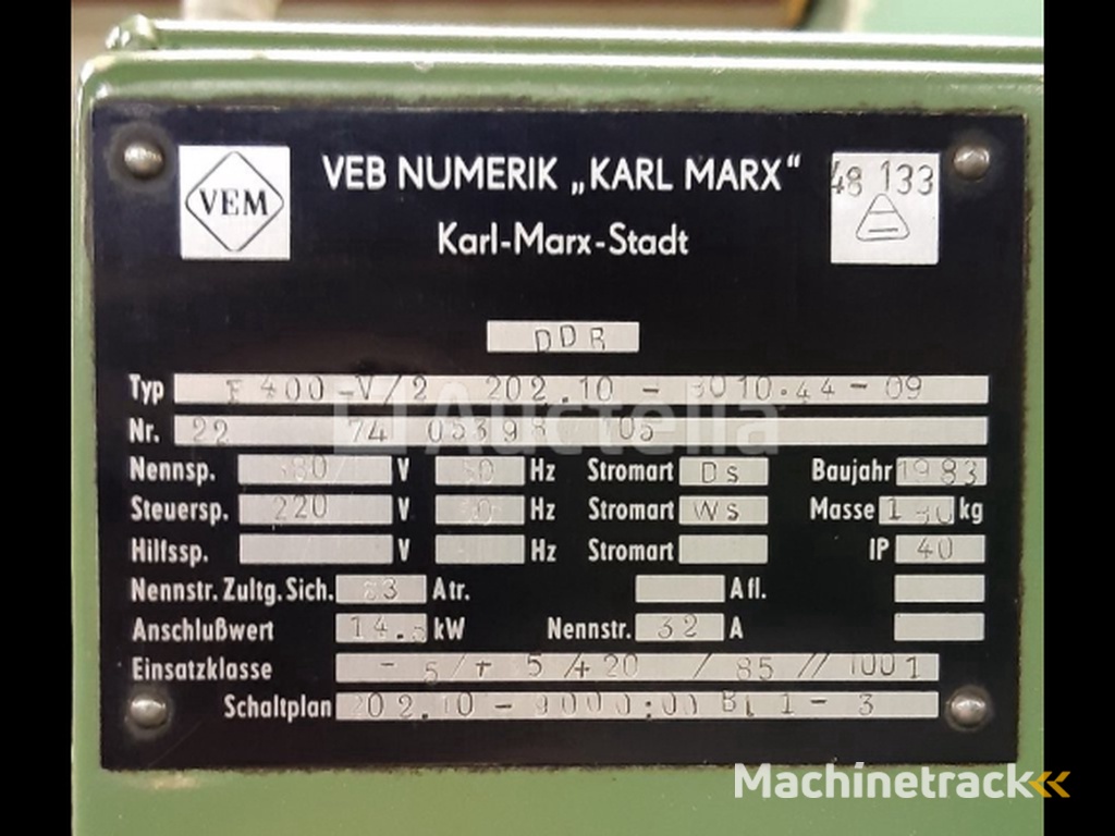 FRITZ HECKERT F400-V/2 202.10 -8010.44-09