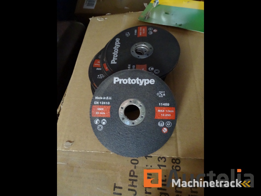 20 metalen schijven 125 mm PROTOTYPE