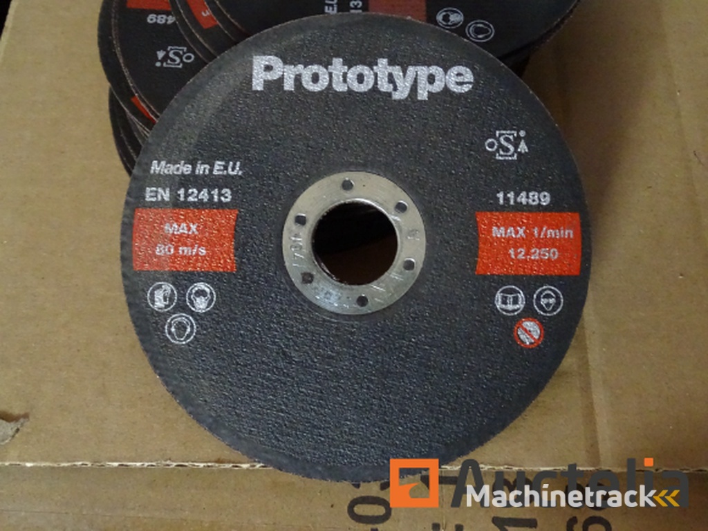 20 metalen schijven 125 mm PROTOTYPE