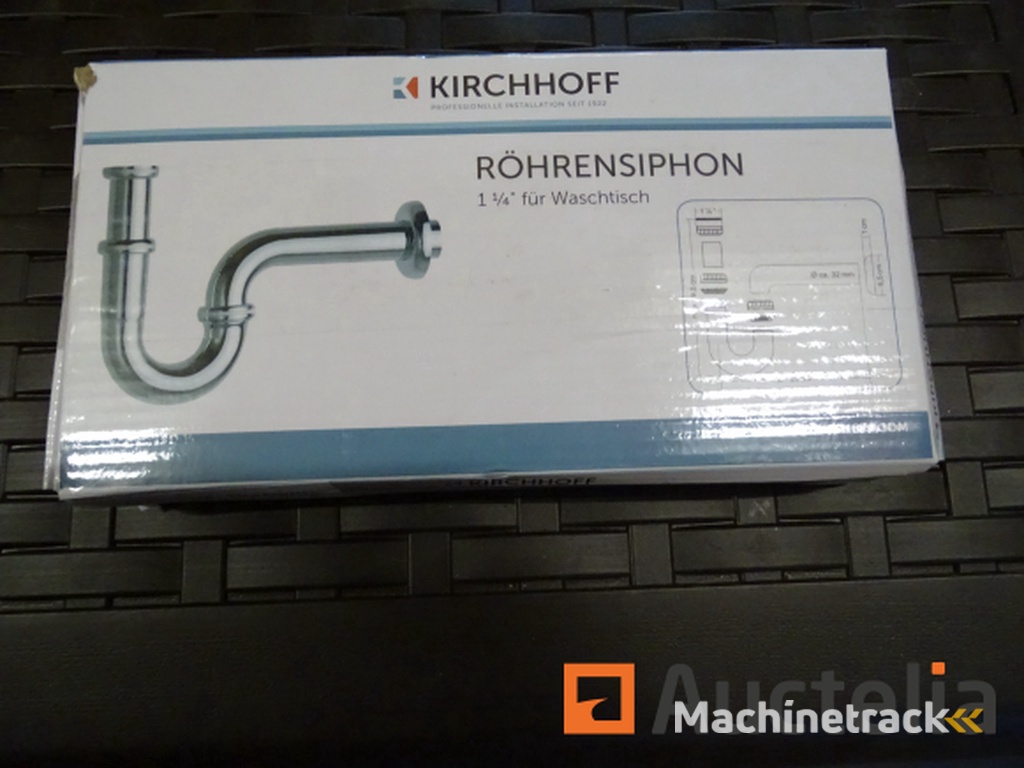 KIRCHHOFF tubular siphon