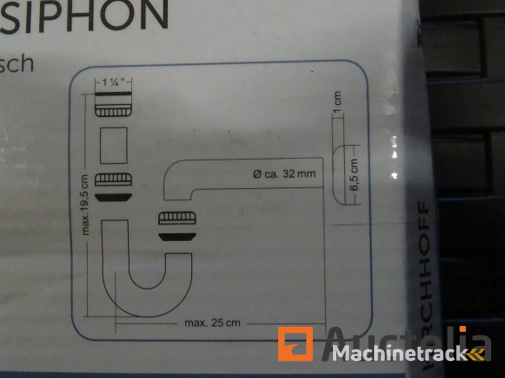 KIRCHHOFF tubular siphon