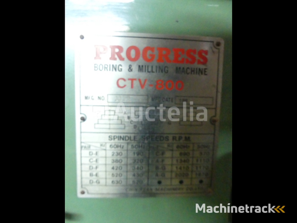 Mecatec CTV-800 freesmachine met kast en toebehoren