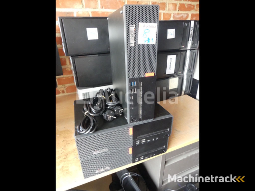 3 Lenovo 10ST computer towers