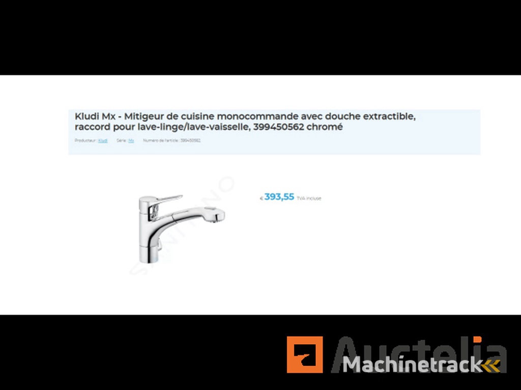 Sink mixer with pull-out spray KLUDI Mx 399450562