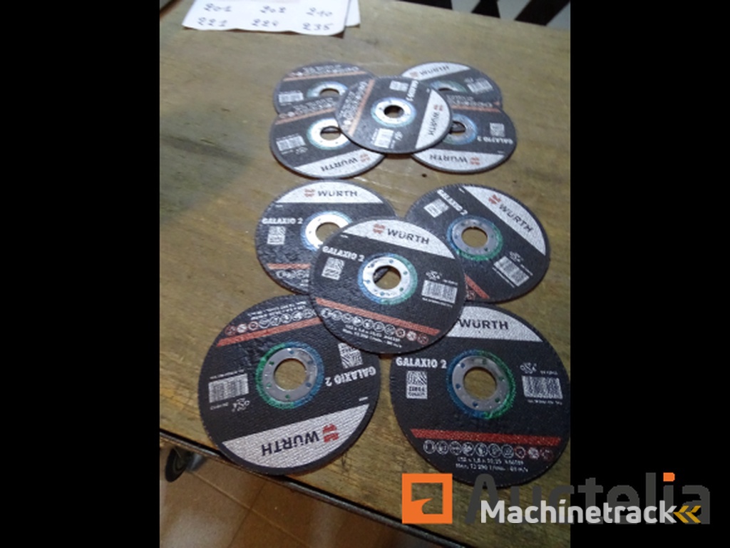 10 WURTH metalen schijven