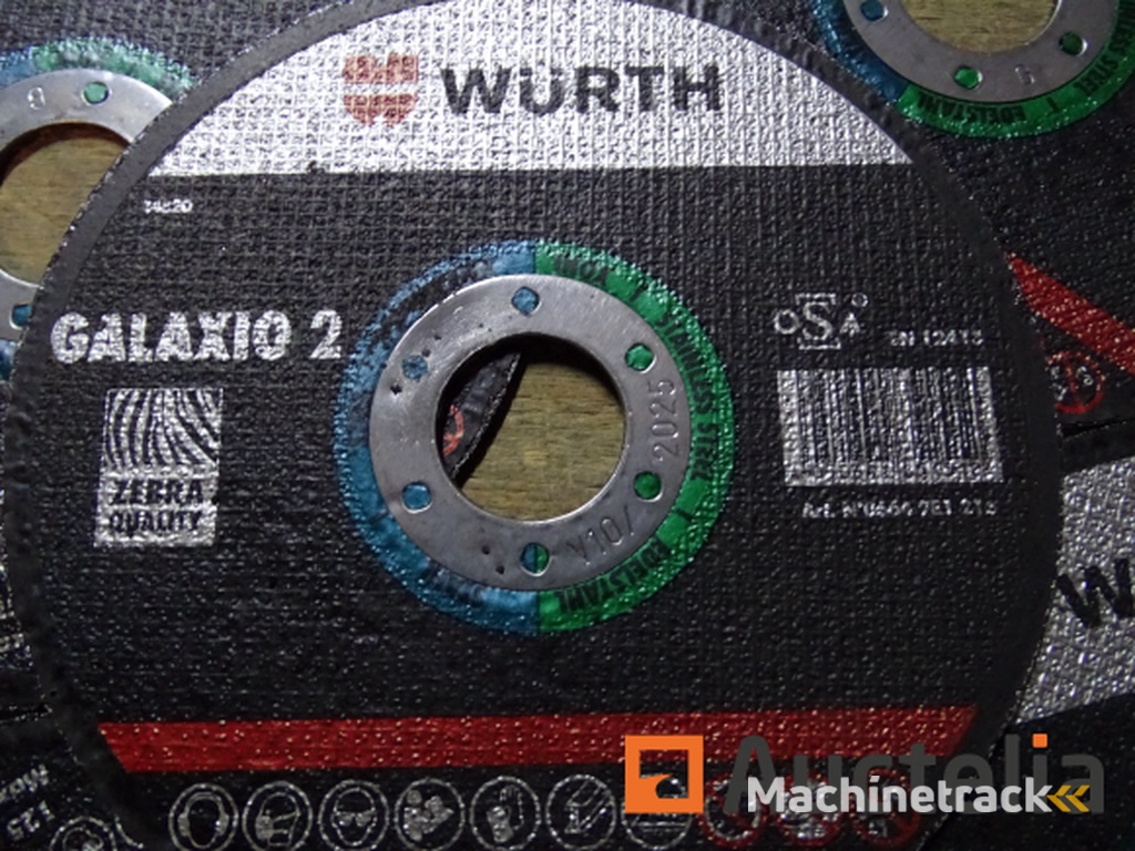 10 WURTH metalen schijven