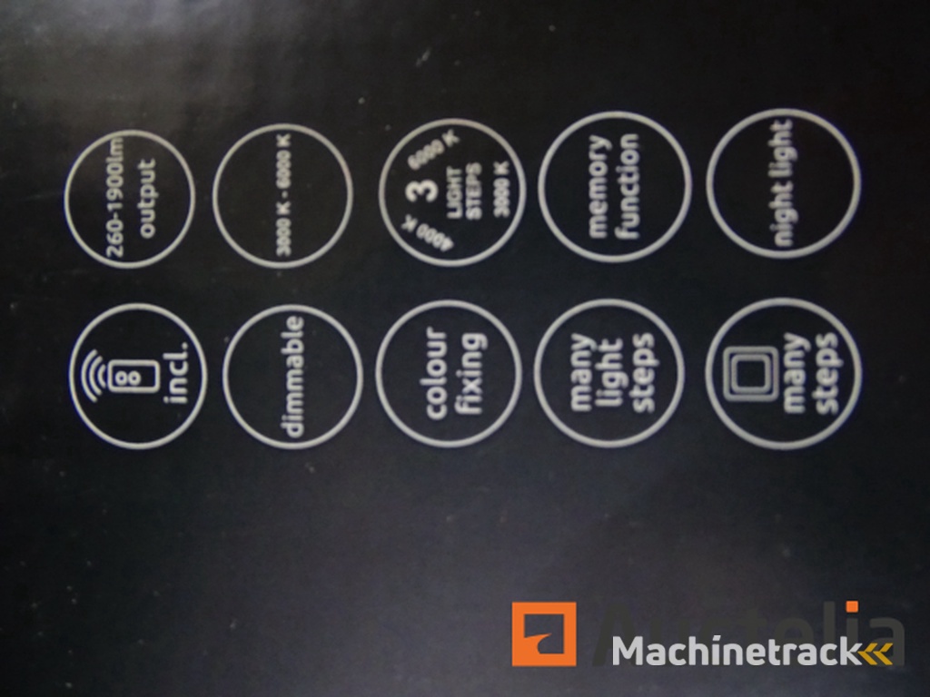 White LED Ceiling Light GLOBO CROTONE - Store value €220