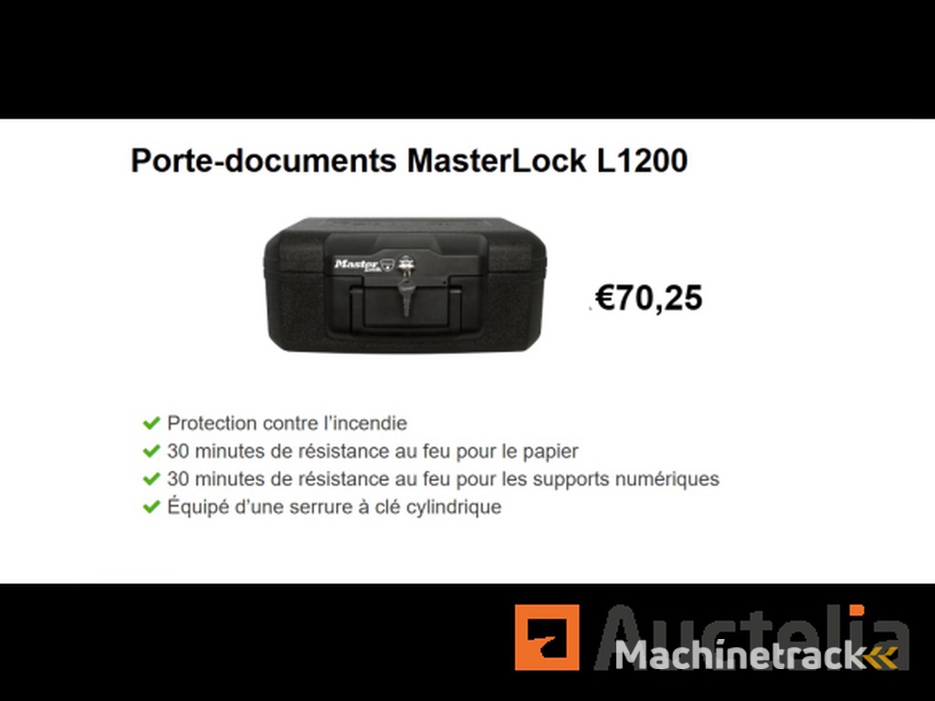 Small safety box MASTER LOCK L1200