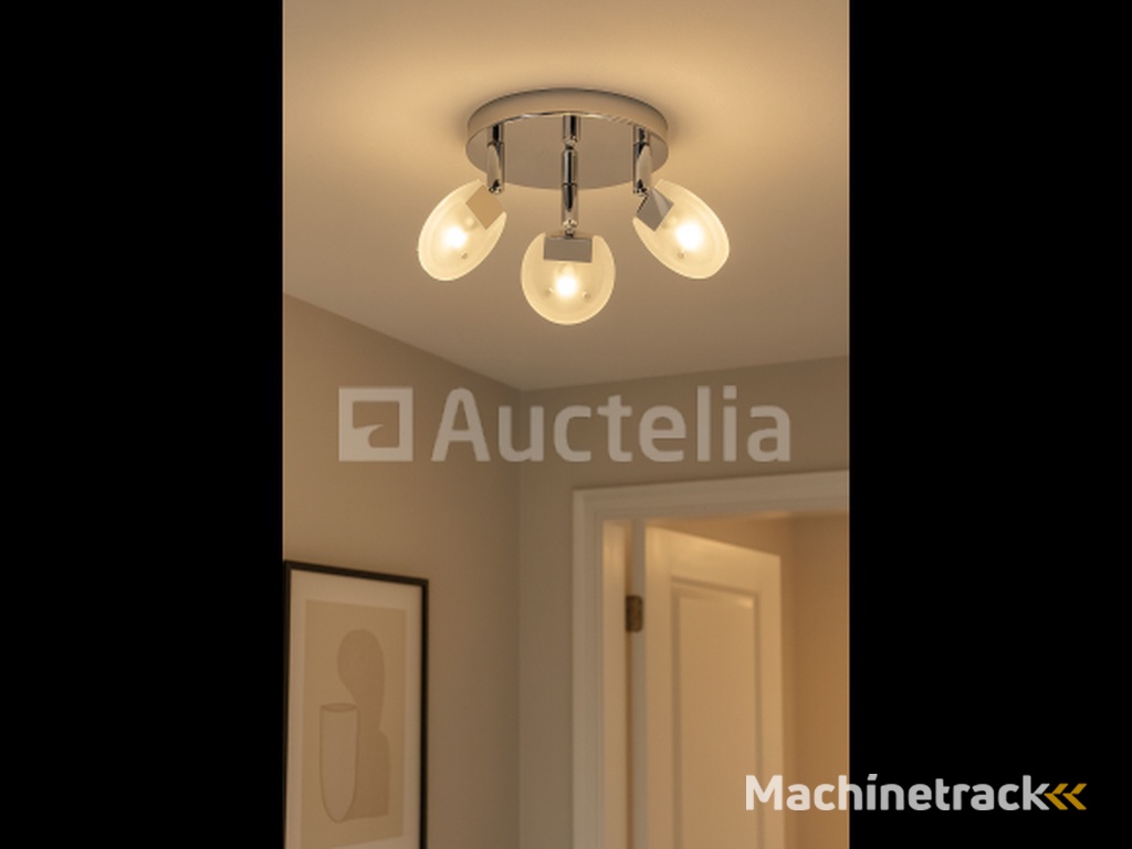 3 x LED Ceiling Light – 3 Spotlights – HL7160L – Max. 3 x 5W – 4000K – Neutral White – Silver