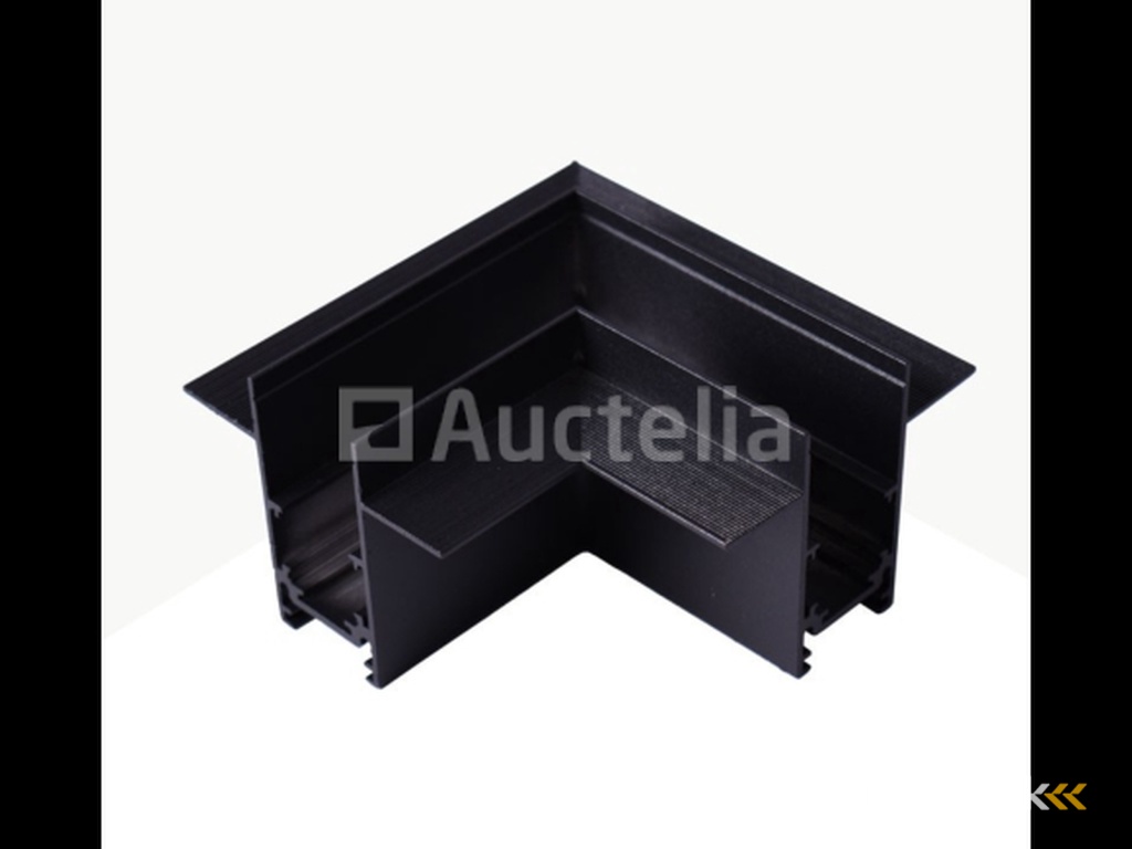 4 x L-connector for flush-mounting magnetic rails 20 mm - Horizontal