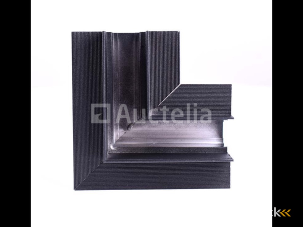 4 x L-connector for flush-mounting magnetic rails 20 mm - Horizontal