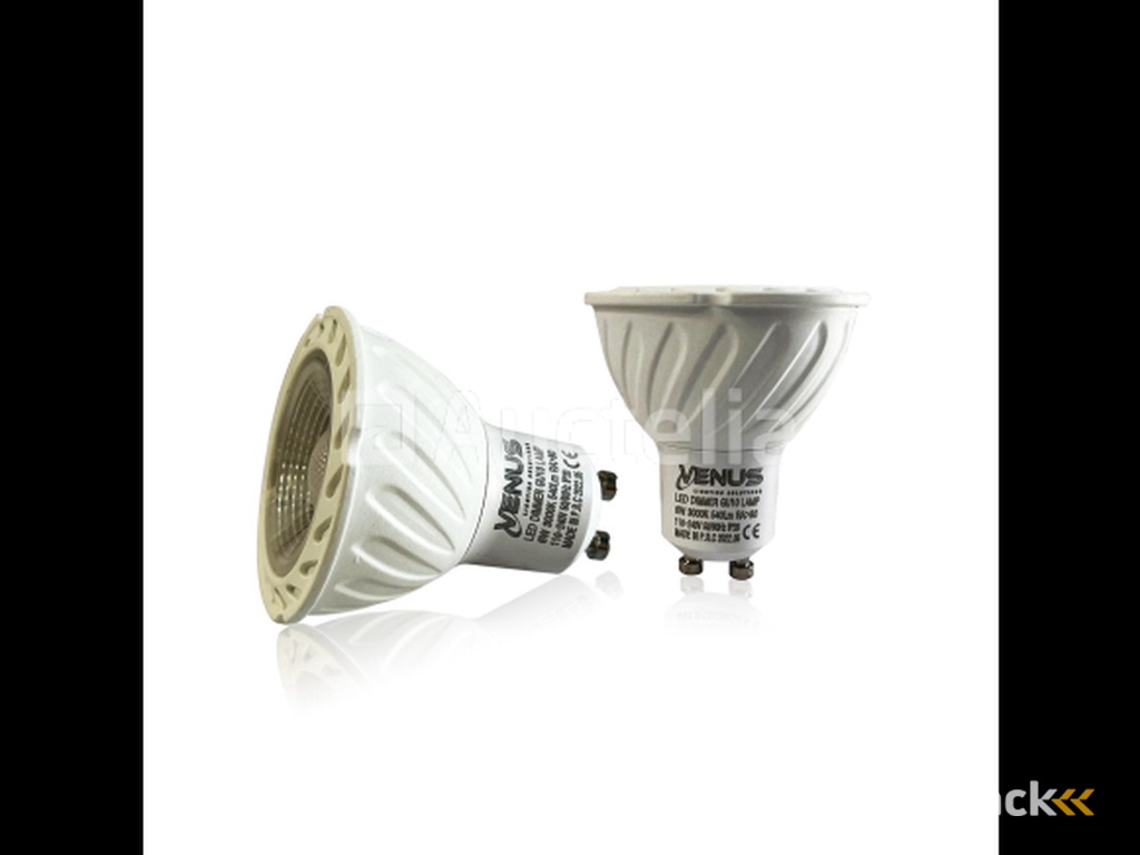 50 x LED spotlight GU10 – 6W – Variable intensity – 6500K Cold White – IP20