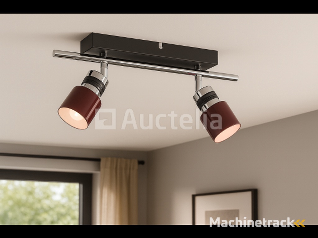 6 x Double Ceiling Spotlight – HL7152 – G9 – 2 x 40W Max – Red