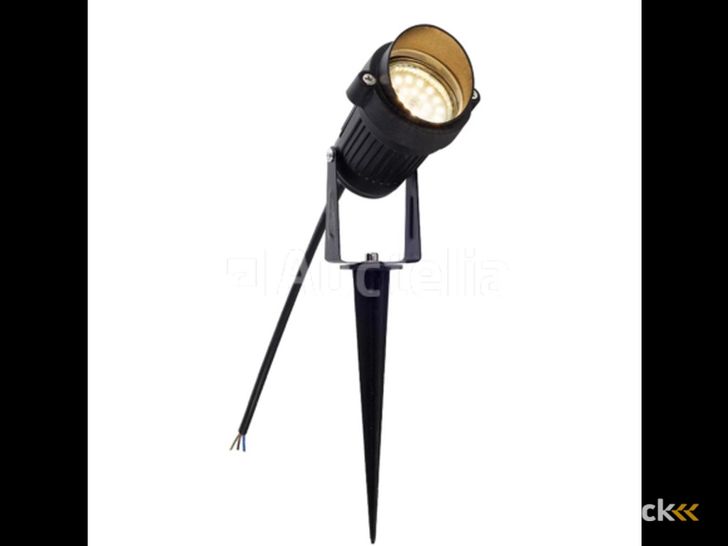 10 x Spot with Tip Outside – GU10 – IP54 Waterproof – Aluminum – Black