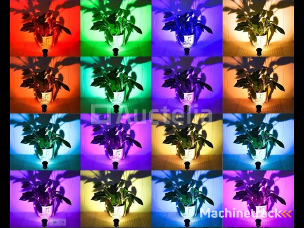 6 x RGB LED spotlight – IP54Waterproof – Aluminium – Ø60 mm – Including Lamp