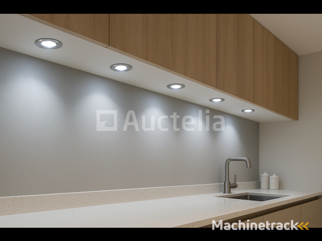 50 x Recessed LED Spot – 7W – Rotatable – Silver – 6500K Cold white – Ø70mm – IP20