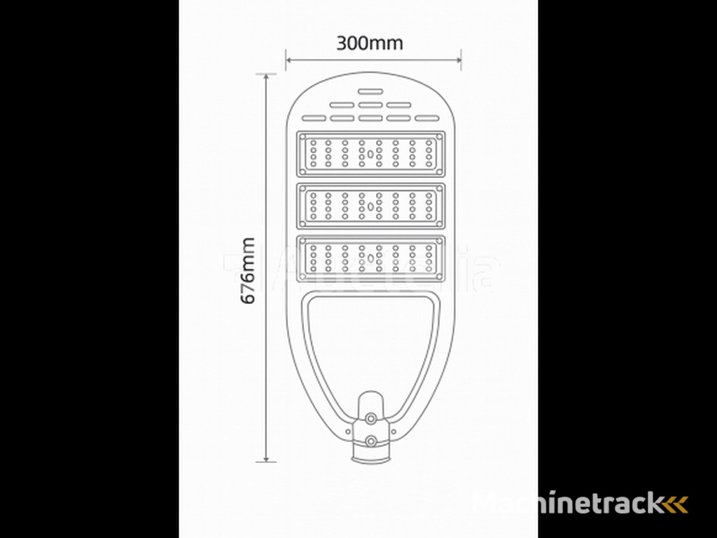 5 x LED Straatverlichting 150W met Sensor – 6500K Koud wit – IP65 Waterdicht – 15.000 lm