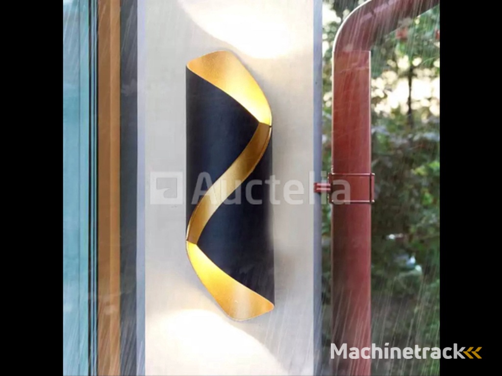 6 x Bidirectional LED Wall Light – 2x3W – 3500K Neutral White – Black – IP54 (SW-35)