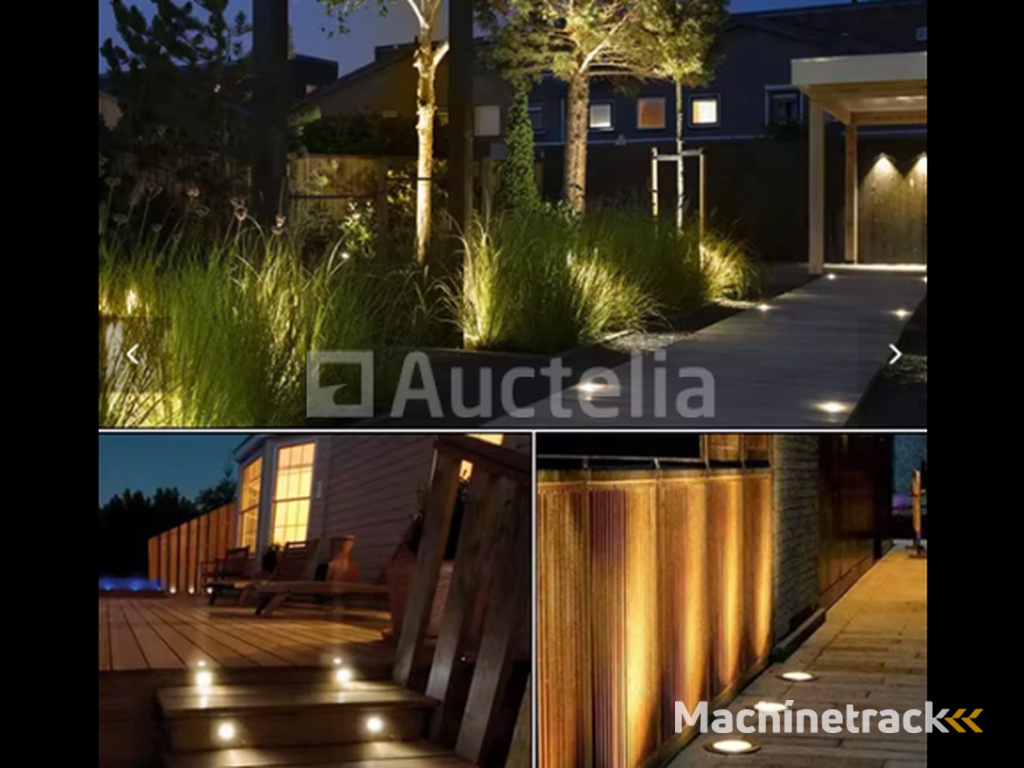 10 x Round LED Ground Spot 6W – 600 lm – IP65 Waterproof – Stainless Steel – Outdoor (Azur-6)