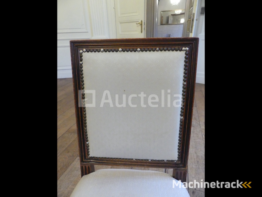 8 Beukenhouten stoelen in Louis-stijl 16