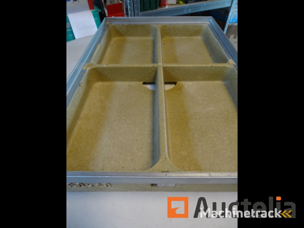 Floor bowl for ACO Vario doormat or grid 60 x 40 cm polimerbetoninė