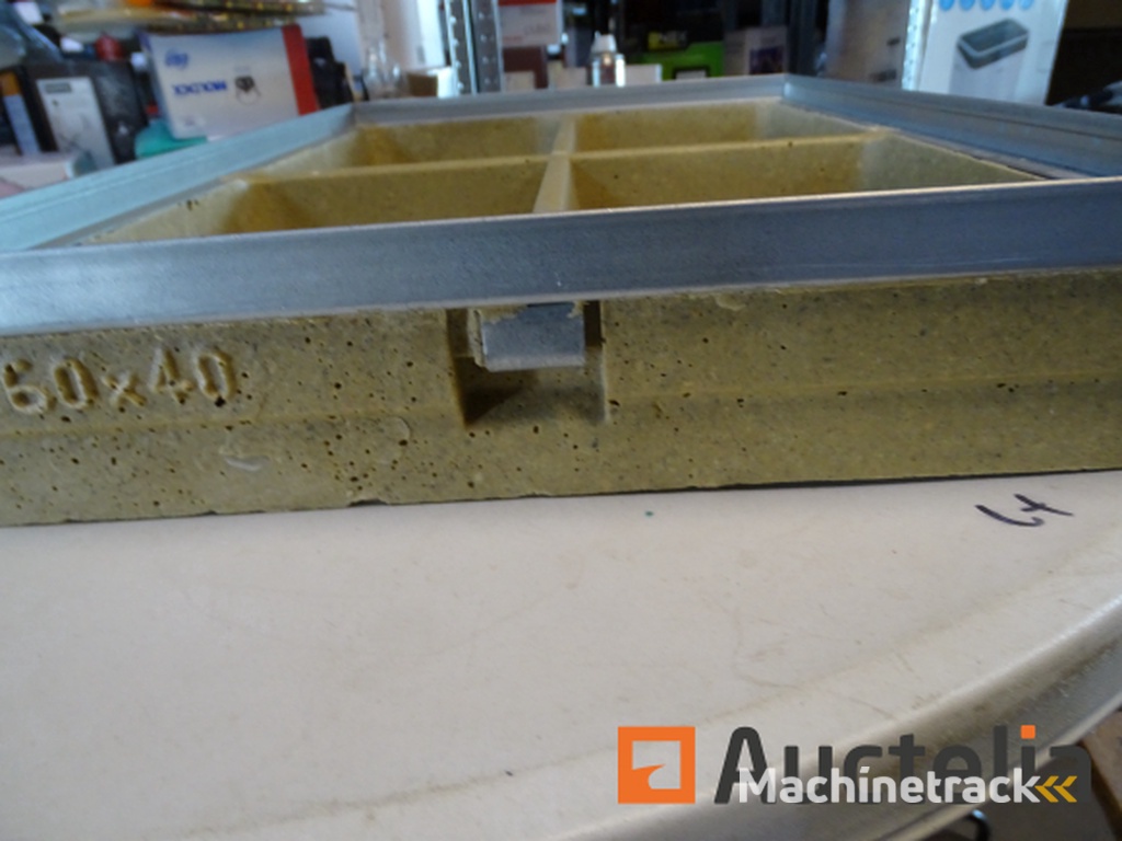 Floor bowl for ACO Vario doormat or grid 60 x 40 cm polimerbetoninė