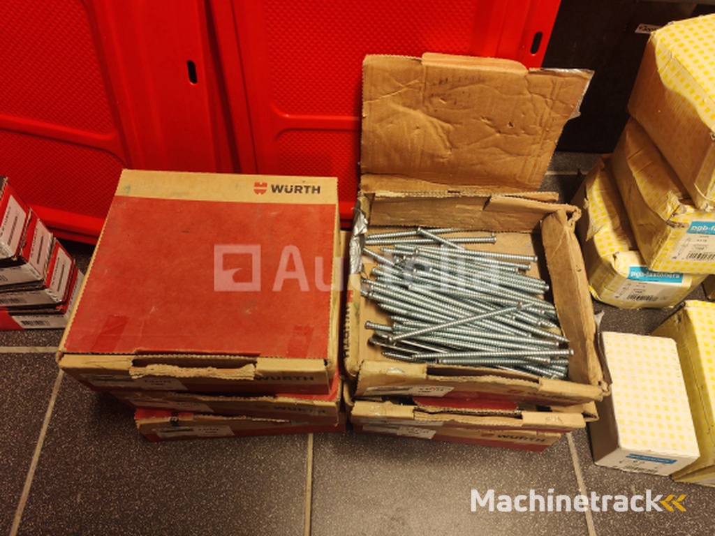 Zeer grote partij hardware HILTI, WURTH, ENZ.;