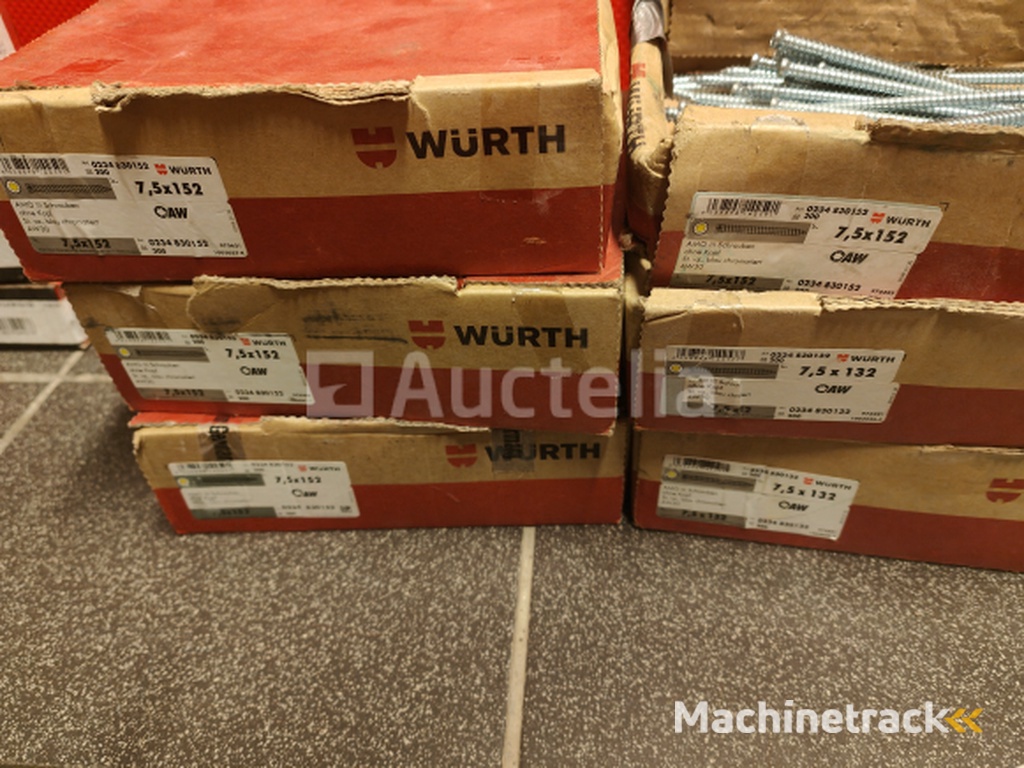 Zeer grote partij hardware HILTI, WURTH, ENZ.;