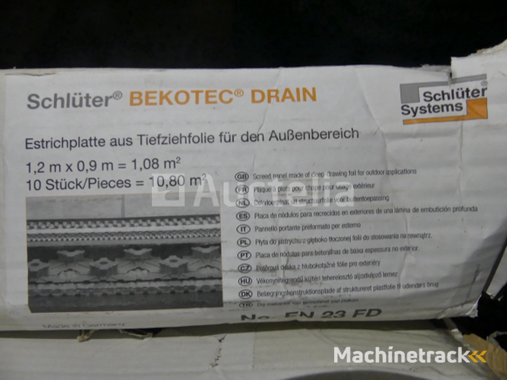 20 Sokkelplaten voor dekvloer