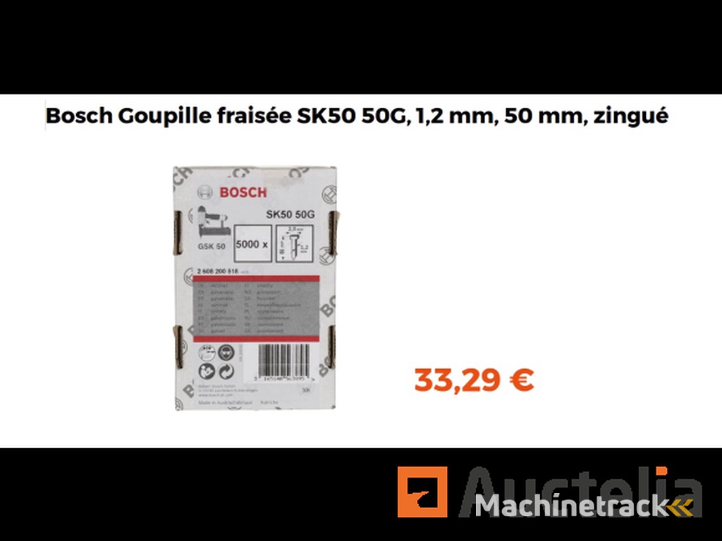 5000 BOSCH SK50 50G Verzonken spijkers